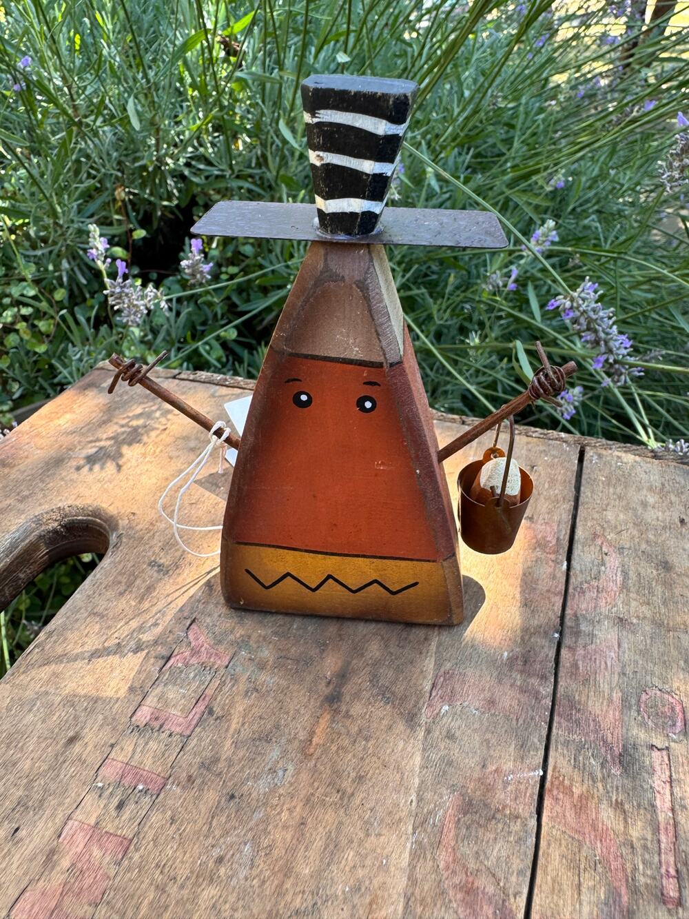 Rustic Halloween Home Decor Sitter Wood Candy Corn Fall Decoration FAST SHIP NEW